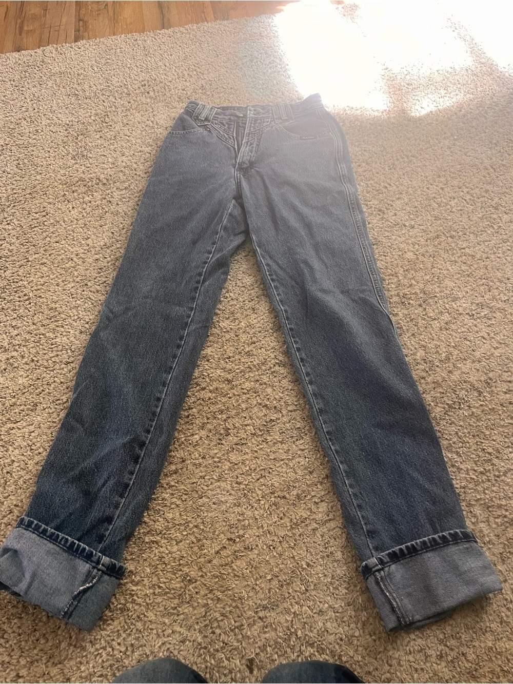 Rockies Women's Straight Leg Dark Blue Jeans
